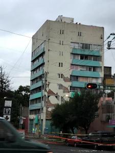 Damaged Confined Masonry Building
